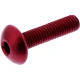 Linsenschraube JMP Bolt M5X0.8 mm 20 mm Alu rot