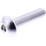 DOME HEAD BOLT JMP BOLT M5X0.8MM 20MM ALUMINUM SILVER