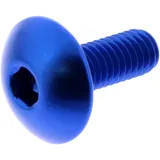 Linsenschraube JMP Bolt M6X1.00 mm 16 mm Alu blau