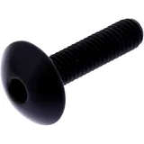 DOME HEAD BOLT JMP BOLT M6X1.00MM 25MM ALUMINIUM BLACK for: Motorcycles
