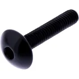 DOME HEAD BOLT JMP BOLT M6X1.00MM 30MM ALUMINIUM BLACK