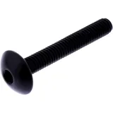 DOME HEAD BOLT JMP M6X1.00MM 40MM BLACK ALUMINUM