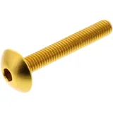 DOME HEAD BOLT for Motorcycles M6X1.00MM 40MM ALUMINIUM GOLD