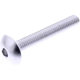 Linsenschraube JMP Bolt M6X1.00 mm 40 mm Aluminium silber