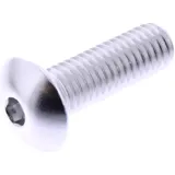 DOME HEAD BOLT JMP M8X1.25MM 25MM SILVER ALUMINUM