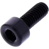 Zylinderschraube M4x0.7mm 10mm Alu schwarz
