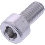 Zylinderschraube für Motorräder JMP M5X0.8 mm 10 mm Aluminium silber