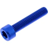 Zylinderschraube JMP Bolt M5X0.8 mm 25 mm Alu blau
