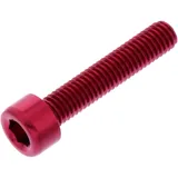 HEX SOCKET CAP SCREW JMP M5X0.8MM 25MM ALUMINIUM RED