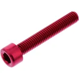 HEX SOCKET CAP SCREW JMP M5X0.8MM 30MM RED ALUMINIUM