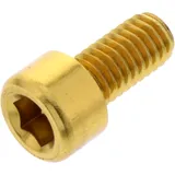 HEX SOCKET CAP SCREW JMP BOLT M6X1.00MM 12MM ALUMINIUM GOLD