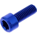 Zylinderschraube M6x1,00 mm 16 mm Aluminium blau