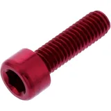 Zylinderschraube JMP Bolt M6X1.00 mm 20 mm Aluminium rot