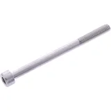 HEX SOCKET CAP SCREW M6X1.00MM 75MM SILVER ALUMINUM