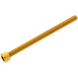 HEX SOCKET CAP SCREW JMP BOLT M6X1.00MM 80MM ALUMINUM GOLD
