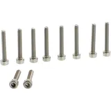 Zylinderschrauben DIN 912 A2 Edelstahl M4X0.7 25mm für Motorräder