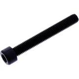Zylinderschraube M8X1.25 mm 60 mm Alu schwarz