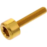 Zylinderschraube JMP Bolt M4X0.7 mm 20 mm Alu gold