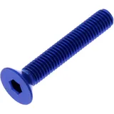 Countersunk Screw M5X0.8 mm 30 mm for Aluminum Bolt Blue