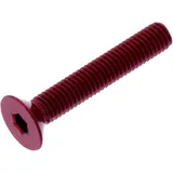 Senkschraube JMP M5X0.8 mm 30 mm Aluminium rot