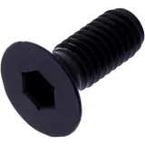 Senkschraube JMP M6X1.00 mm 15 mm Aluminium schwarz