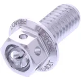 Schraube Sechskant JMP Bolt M6X1 mm 12 mm Alu Racing silber