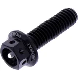 Schraube 6 Kant JMP Bolt M6X1 mm 20 mm Alu Racing schwarz