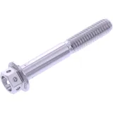 Hexschraube JMP M6x1mm 40mm Aluminium Racing silber