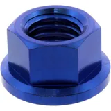 Collar Nut for M10 x 1.5 mm Titan Blue