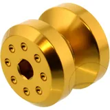 Aufnahmehülse Einzeln JMP Bolt M6 Alu gold passend für: Aprilia Shiver, RS, Mana