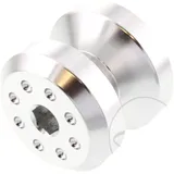 Aufnahmehülse Einzeln JMP Bolt M6 Alu silber passend für: Aprilia Shiver, RS, Mana
