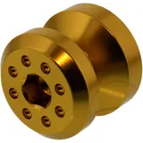 Aufnahmehülse Einzeln JMP Bolt M8 Alu gold passend für: Kawasaki Z, ZX - 6R, ZX - 10R