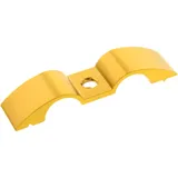 Halter Bremsschlauch 9 mm 2-fach Alu gold