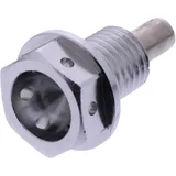 Oil drain plug magnetic JMP M12X1. 5mm 15mm alu racing silver for: Honda TRX, CB, CBR
