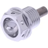 Ölablassschraube magnetisch JMP Bolt M14X1. 5 mm 12 mm Alu Racing silber passend für: Triumph Tiger, Bonneville, Street Triple