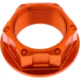 Mutter Lenkkopf JMP Bolt M24X1MM Alu orange passend für: Honda CB, VT, CBR