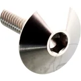 Linsenschraube JMP M5X0.8 mm 16 mm Edelstahl V4A