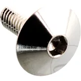 DOME HEAD BOLT M6X1MM 16MM STAINLESS STEEL A4
