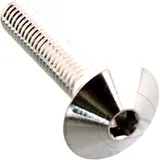 DOME HEAD BOLT M6X1.00MM 30MM STAINLESS STEEL A4 for Motorcycles