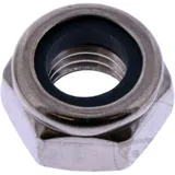 Stainless Steel M10 x 1.5 mm Self-Locking Hex Nut