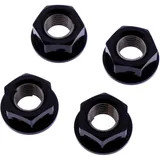 Mutter Kettenrad Satz JMP Bolt M10 x 1. 25 mm Alu Racing schwarz passend für: Honda CB, TRX, XL