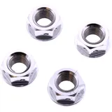 Nut rear sprocket kit JMP bolt M10X1. 25mm alu racing silver for: Honda CB, TRX, XL