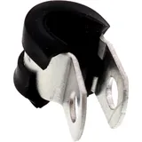 Halter Bremsschlauch JMP Bolt 6 mm Alu silber passend für: Honda CBR, CB, VT