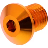 Abdeckschraube M10 x 1.25 mm 11 mm gold für Motorrad
