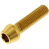 Schraube konisch M8X1.25mm Edelstahl V4A gold
