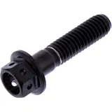 Sechskantschraube M6X1mm 25mm Edelstahl V4A Racing schwarz