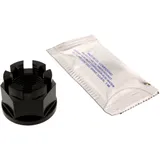 Axle nut M18X1. 5mm stainless steel A4 black for: Kawasaki Z, ER - 6N, ER - 6F