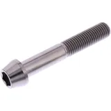 Schraube konisch M10 x 1.25 mm 60 mm Titan