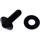 DOME HEAD BOLT Titan M5X0.8MM 16MM Black