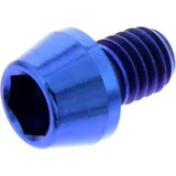 Kegelkopfschraube M6X1.00 mm 8 mm Titan blau